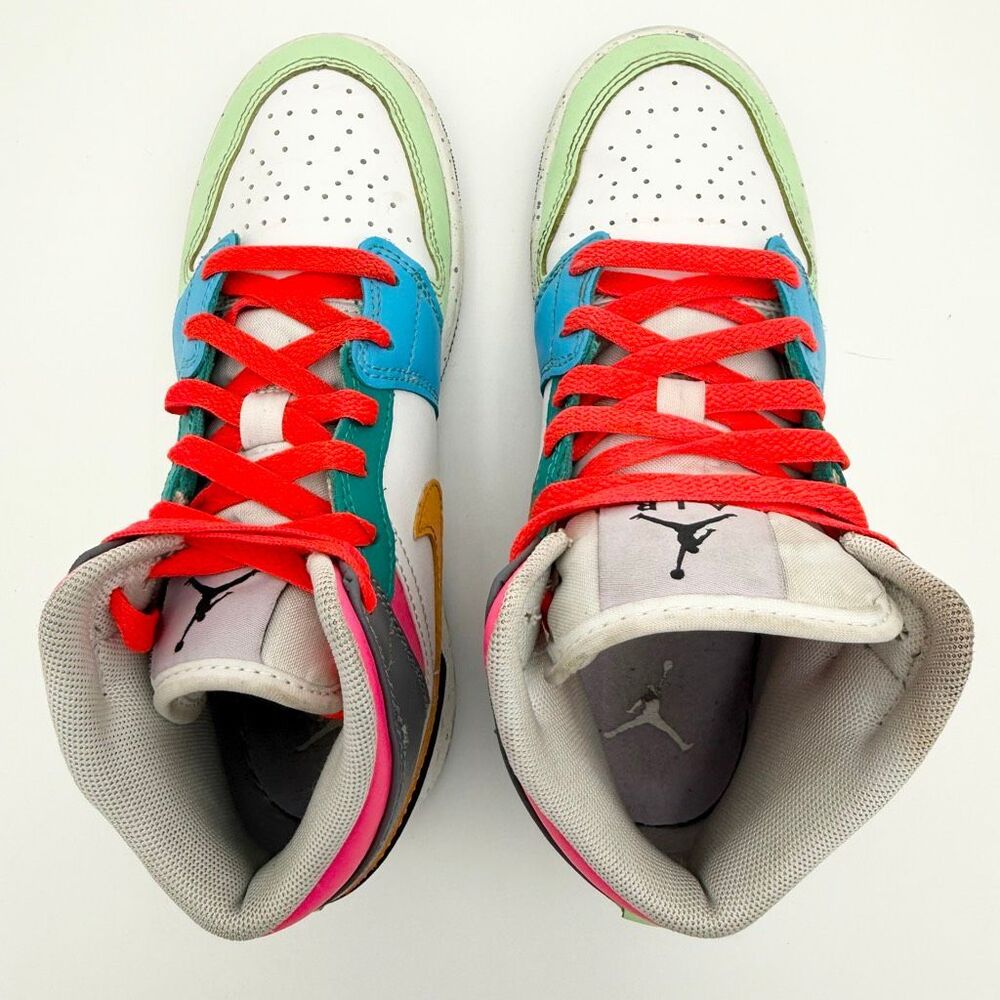 Nike Jordan SE Mid Multicolor Sneakers - US Big Kids 4Y // FN1190-100 - Picture 9 of 12